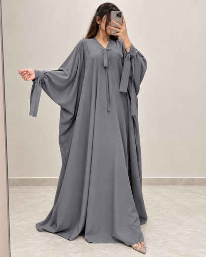 Premium TikTok Fabric Sleeve Belt Kaftaan Abaya