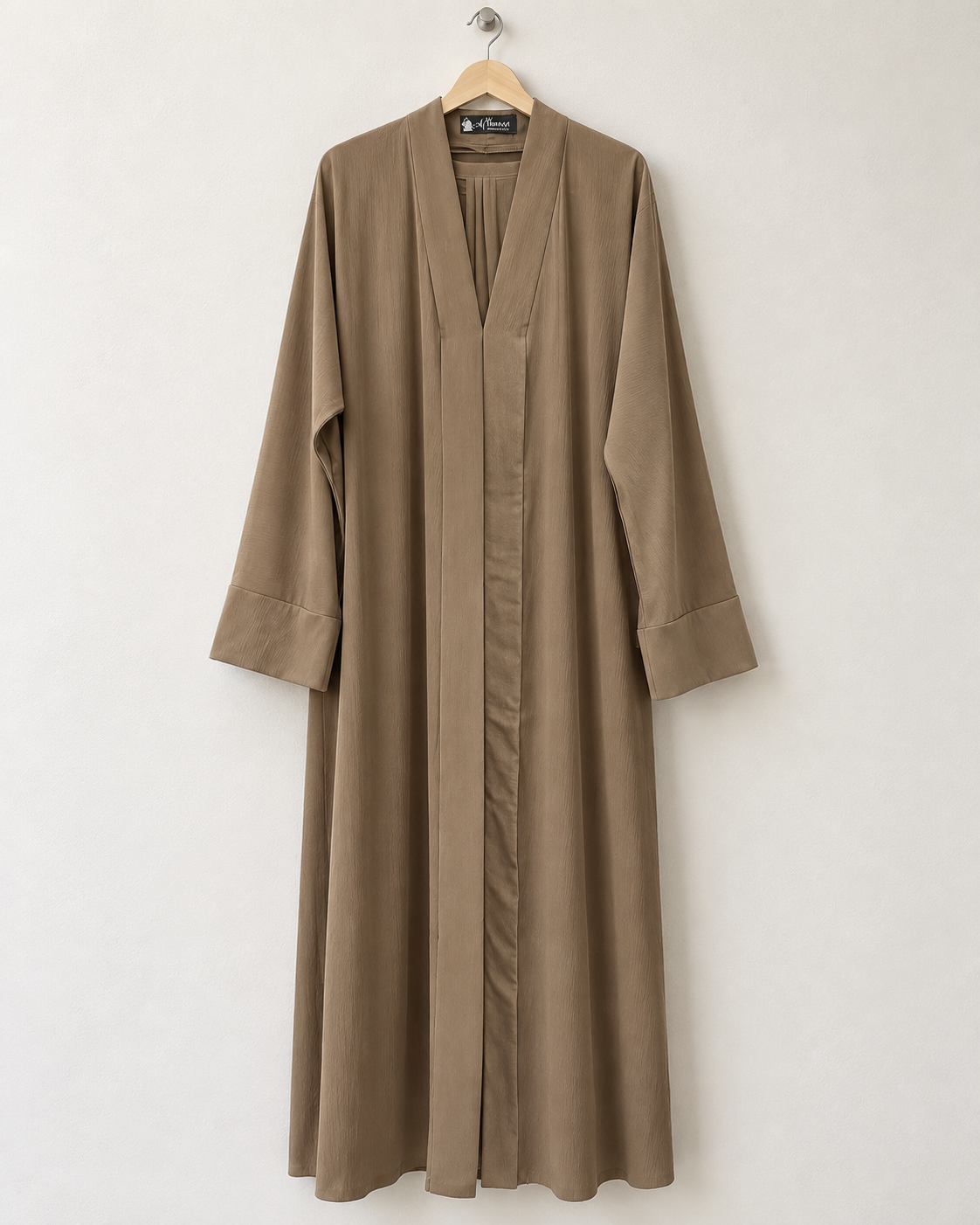 Plain Basic Kimono Abaya in Indian TikTok Fabric with Georgette Dupatta