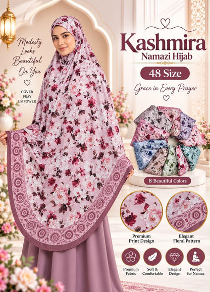 Kashmira Namazi Hijab – Imported Moses Crepe Softy Printed Rumali