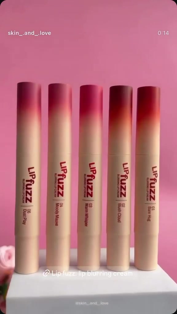 MARS Lip Fuzz Blurring Lip Cream - Set of 12